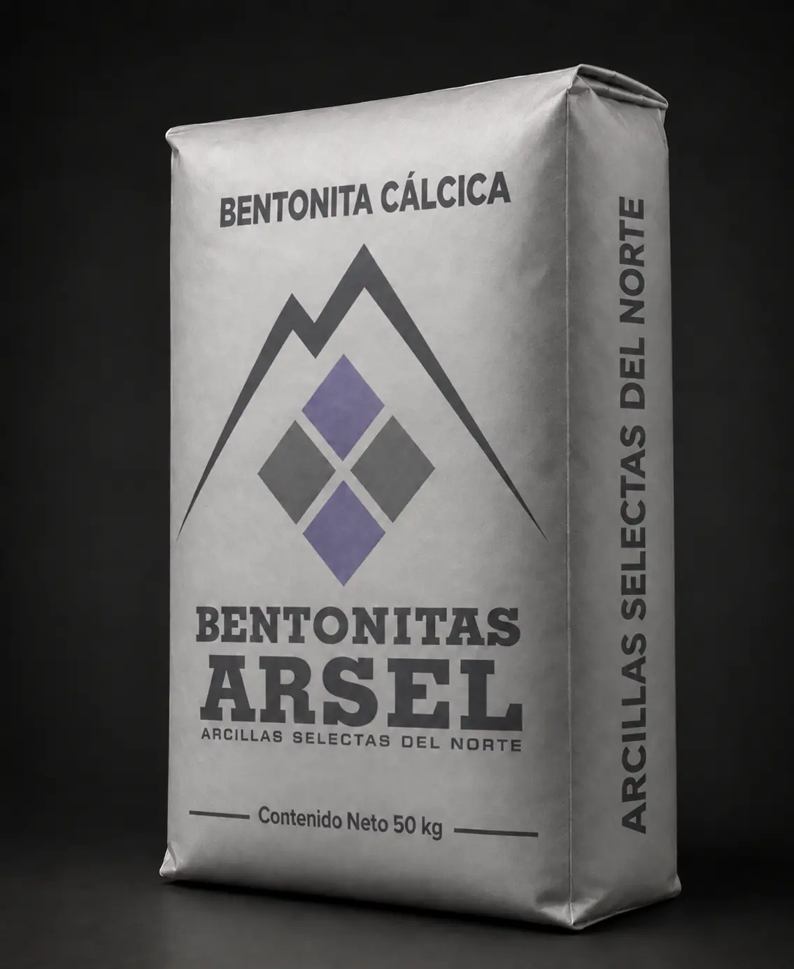 Saco de bentonita cálcica Malla 200 producido en Durango